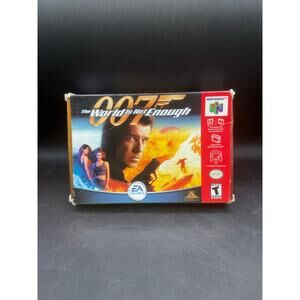 Nintendo 64 N64 Game - 007 The World Is Not Enough - Complete In Box